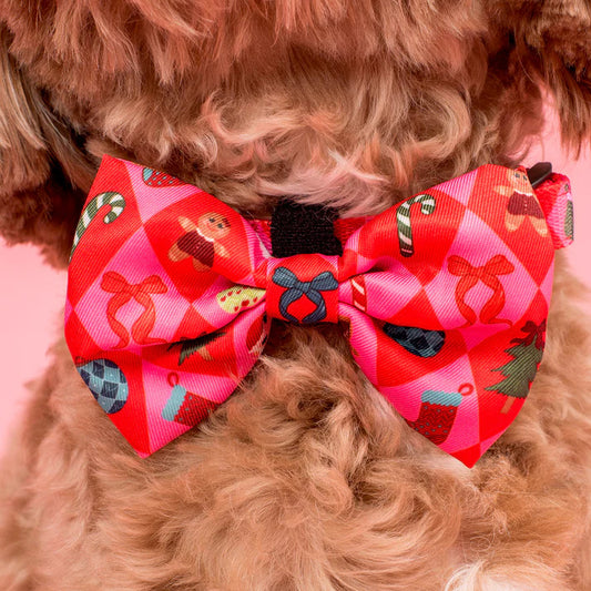 Christmas Cheer Dog Bow Tie