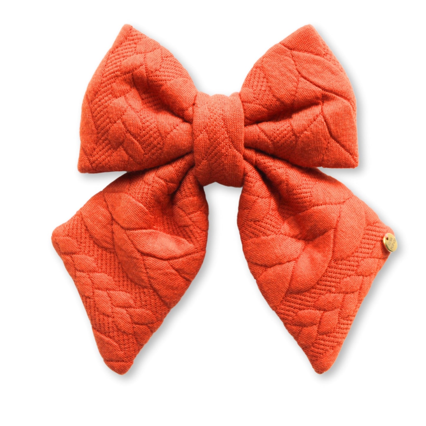 Caramel Sundae Cable Knit Sailor Bow Tie