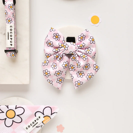 Daisy Gingham Rave Sailor Bow Tie