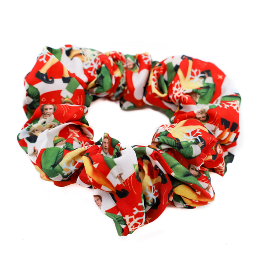 Elf OMG! SANTA! Scrunchie