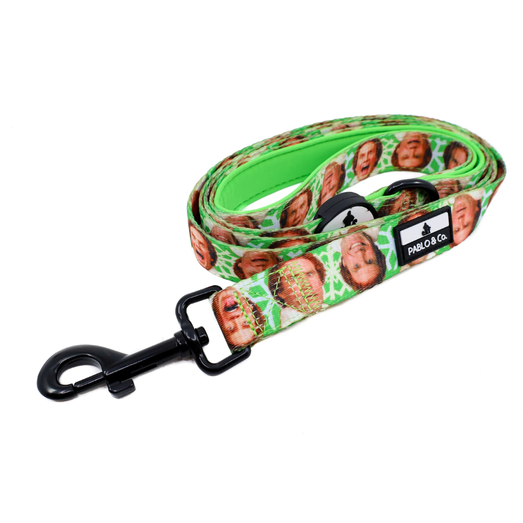 Elf OMG! SANTA! Dog Leash