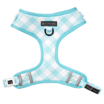 Mint Gingham Adjustable Harness