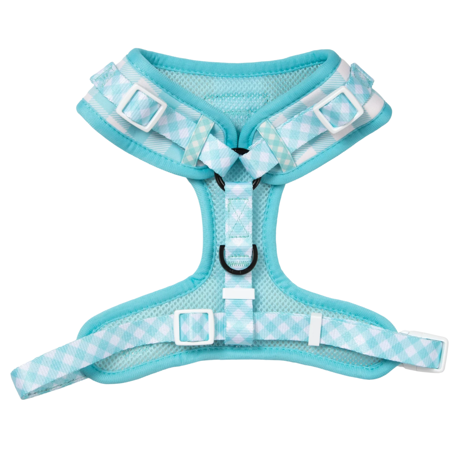 Mint Gingham Adjustable Harness