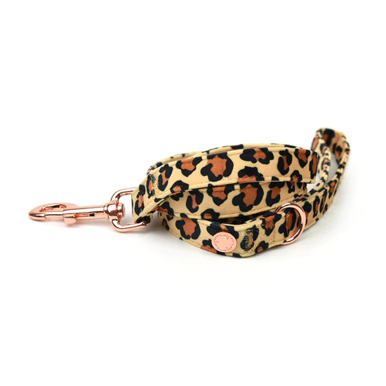 Basic B*tch Leopard Velvet Leash