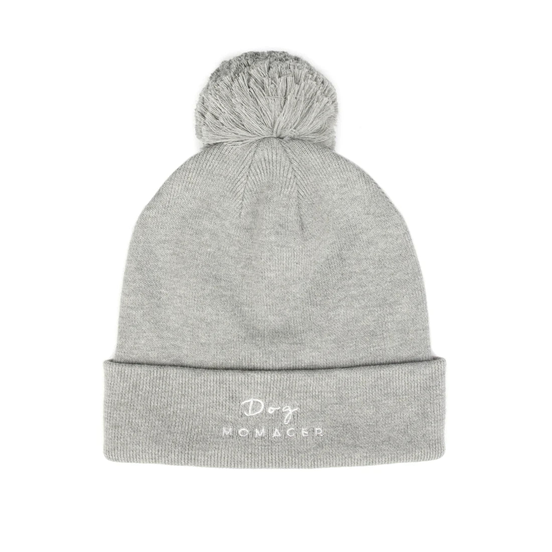 Holly & Co's Dog Momager Grey Beanie